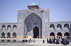 Isfahan Imam Moschee Innenhof